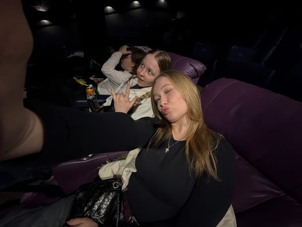 Evening movie theater scenes documented in Penza, Russia