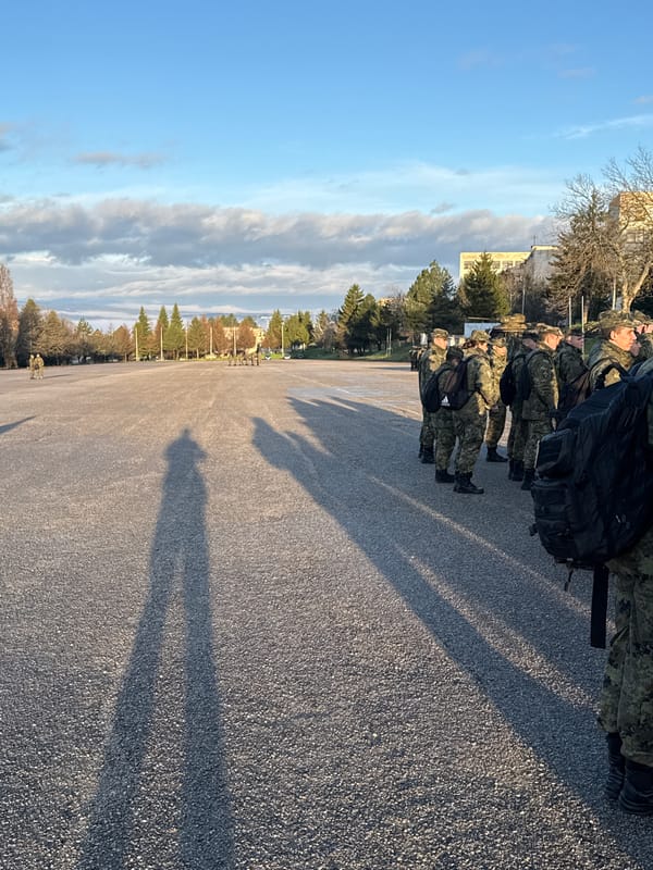 Military personnel in formation observed at undisclosed location
