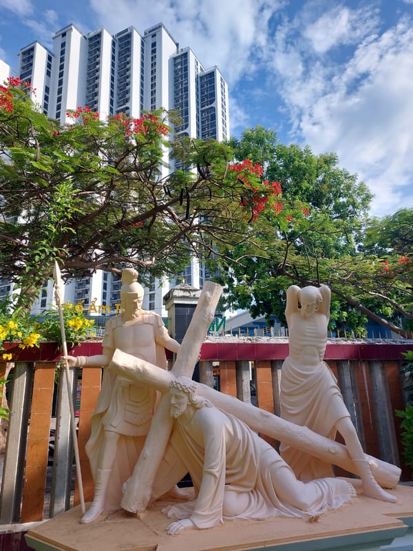 Morning visit to Nha Trang Cathedral and surrounding streets