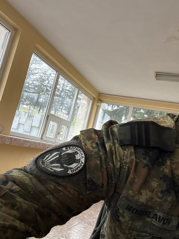 Morning glimpses of military, cityscape, home renovation in Bulgaria