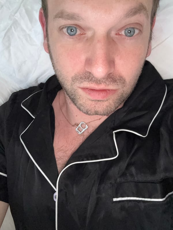 Man photographed resting on bed in Erba, Italy