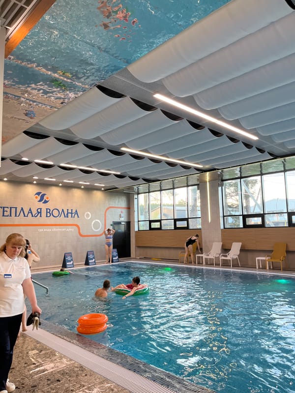 Swimming activity documented at Votkinsk pool facility