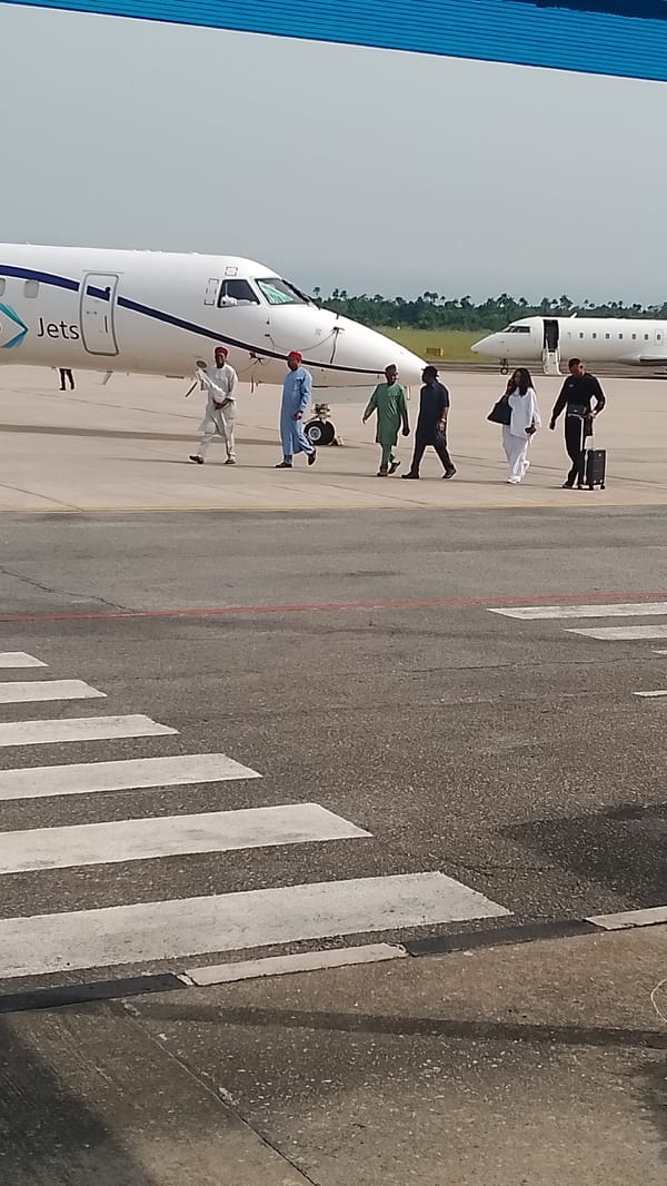 Morning airport operations documented at Warri Airport Nigeria