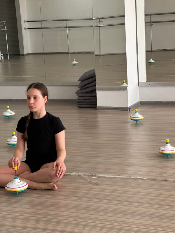 Dance class in session at Votkinsk studio