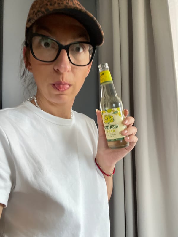 Woman with Somersby cider spotted in Sofia