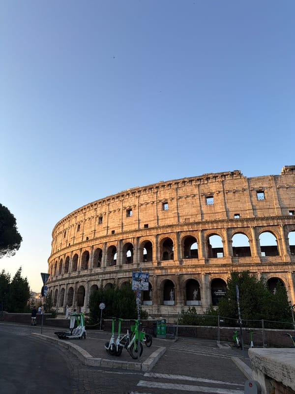 Rome's Colosseum and Arch of Constantine up close