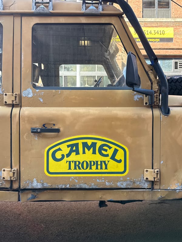 Modified Camel Trophy Land Rover spotted on NYC street