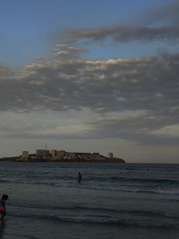 Evening beach activities documented in Pampatar, Venezuela