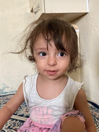 Child observed indoors in Kandahar residential setting