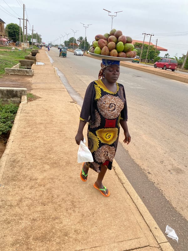 Daily street commerce observed in Bukuru, Nigeria
