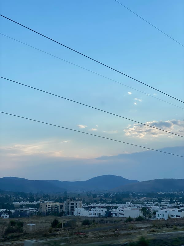 Residential scene documented in La Cantera, Mexico mountainside community