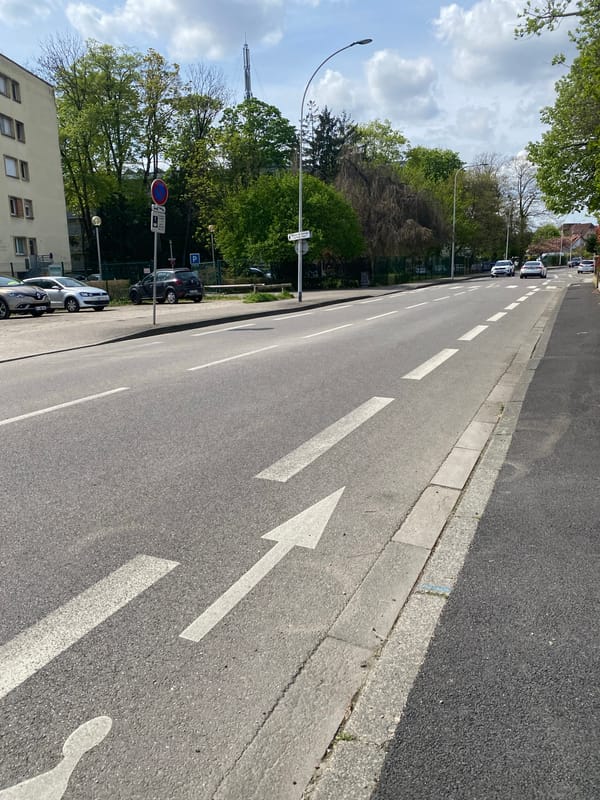 Daytime street scene documented in Strasbourg, France