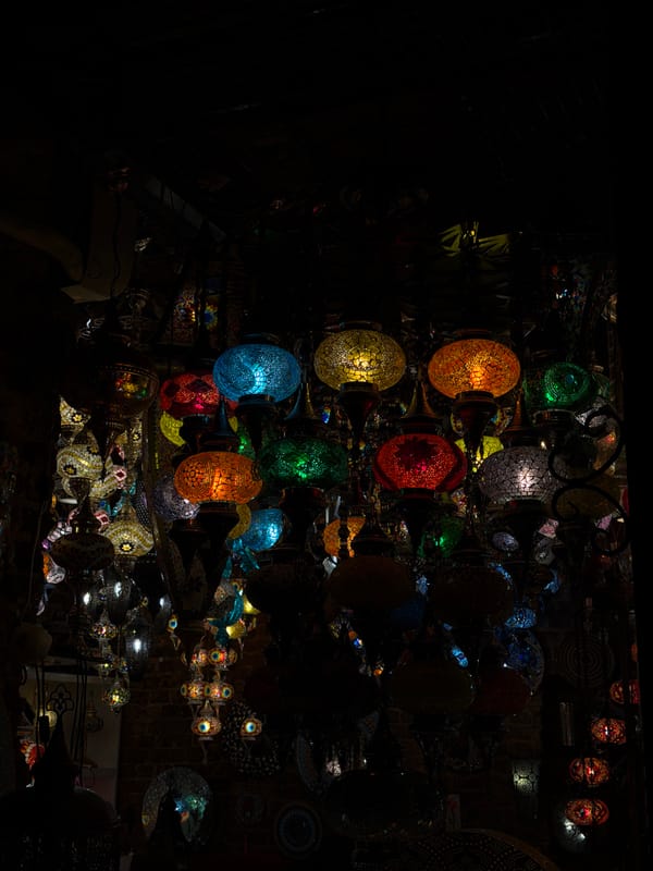 Evening snapshots capture everyday life in Istanbul's Beyoğlu district