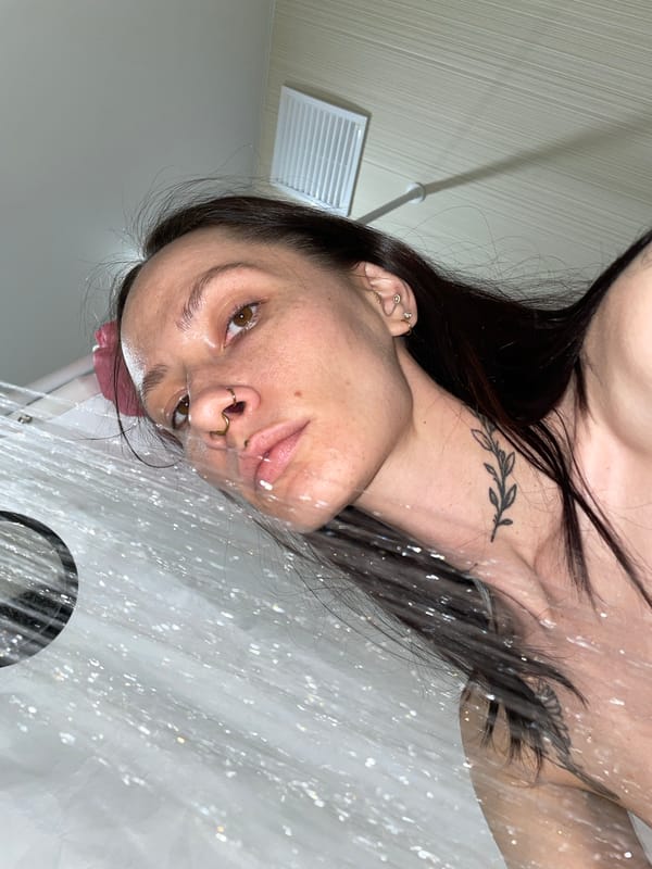 Individual recorded showering in Izhevsk bathroom