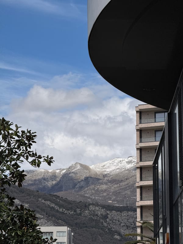 Morning snapshots capture everyday life across Budva, Montenegro