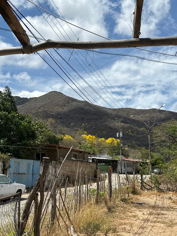 Mixed scenes documented in El Maco, Venezuela include bicycle, landscape