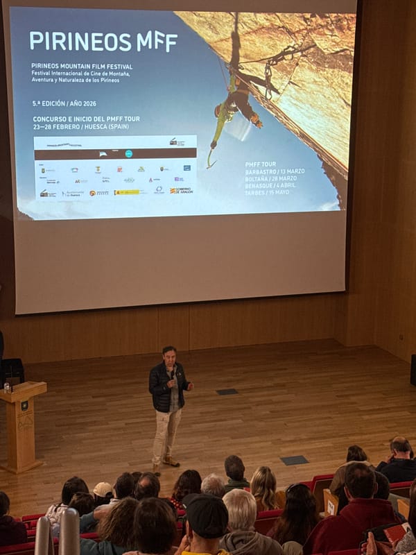 Mountain Film Festival presentation held in Benasque, Spain