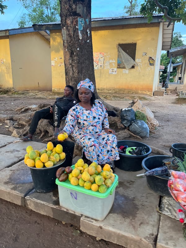 Evening street life documented in Nigerian communities