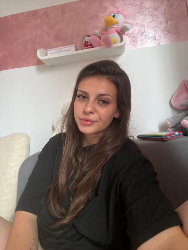 Woman documents morning routine through selfies in Plovdiv apartment