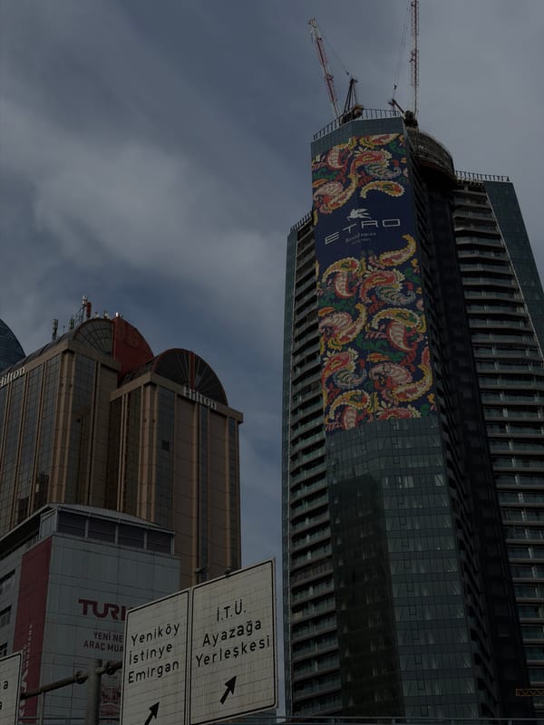 Ordinary pedestrian activity observed in Sarıyer district, Turkey
