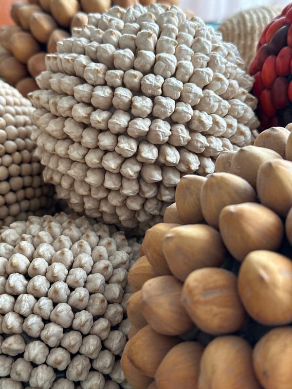Seed-based decorative crafts observed in Jesús del Monte