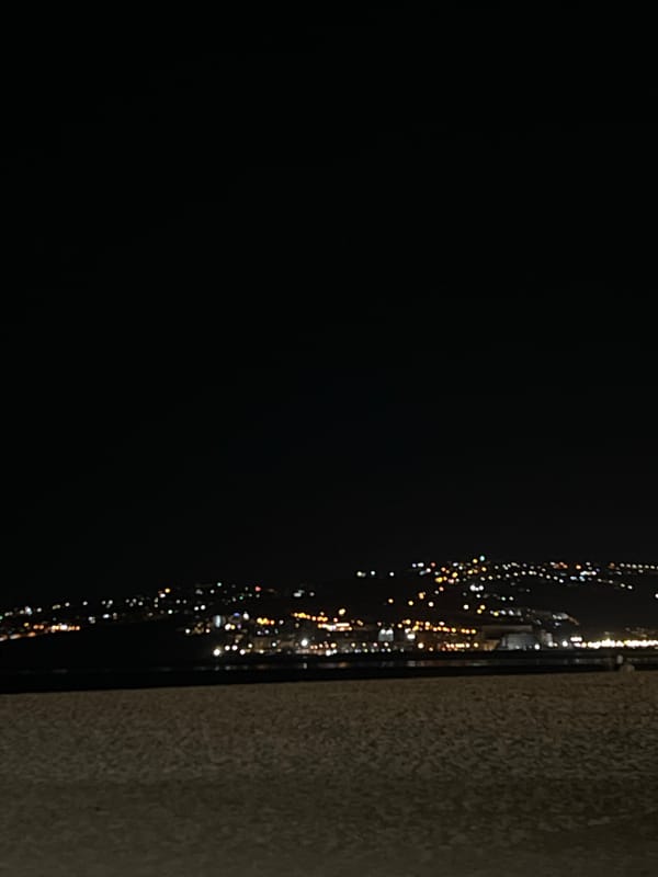 Evening selfie and football plans in Tanger, Morocco