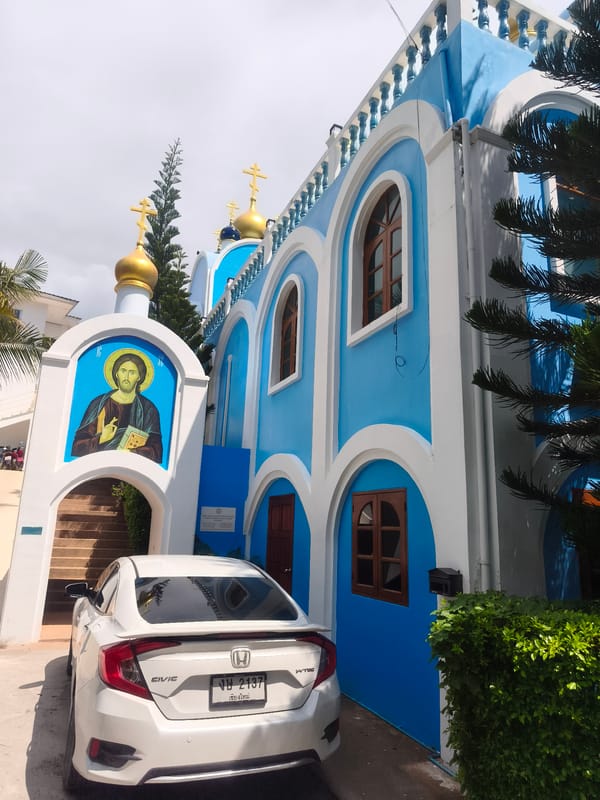 Early morning church scenes documented across Ko Samui villages