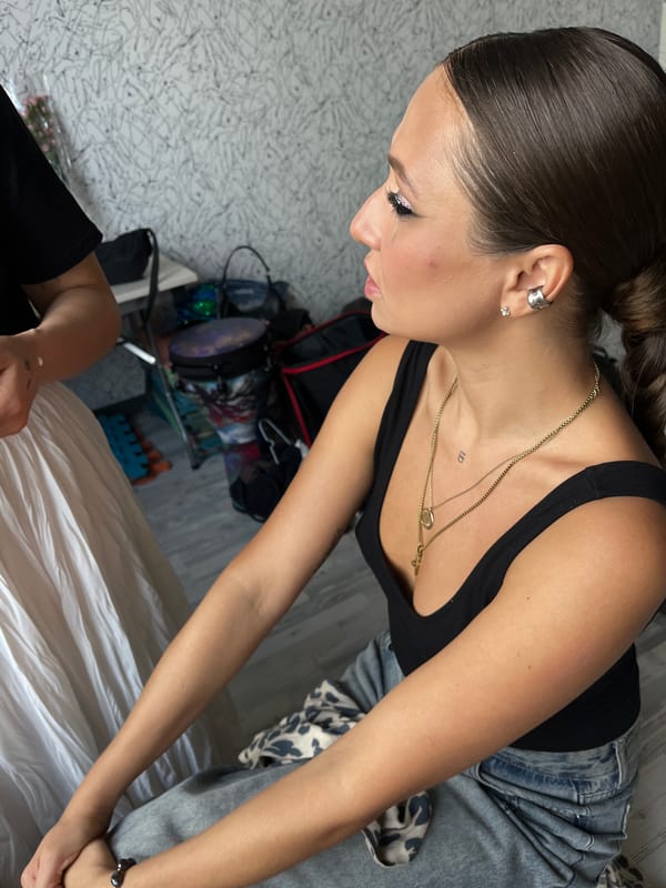 Dance rehearsal and glam prep inside a Moscow studio