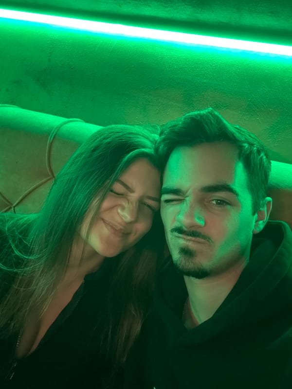 Couple shares intimate moment in car during Sofia rainfall