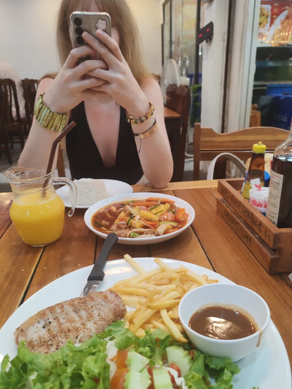 Casual dining scene captured at Patong restaurant