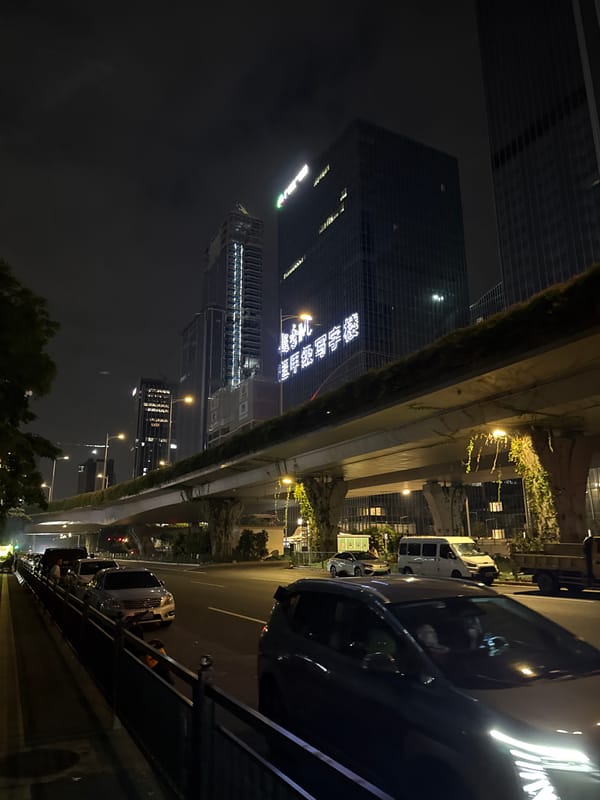 Nighttime urban life documented across Guangzhou districts June 10