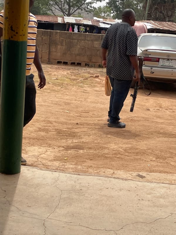 Daytime scene captured in semi-urban Jos, Nigeria