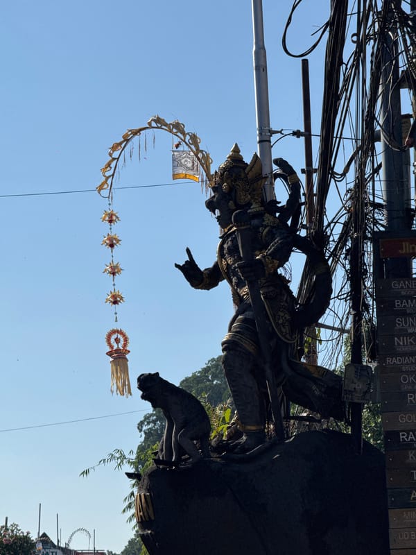 Street-level look at daily life and culture in Ubud, Bali