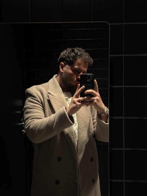 Morning shopping trip documented in Luxembourg elevator selfie