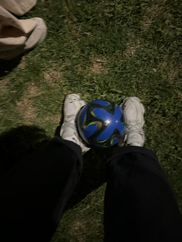 Evening out near Borovo Center, soccer and selfies