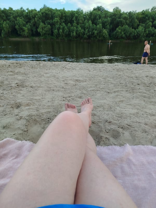 Summer day on the Desna River, Chernihiv