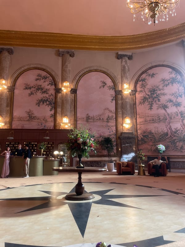 Inside and outside the Taj Mahal Palace, Mumbai