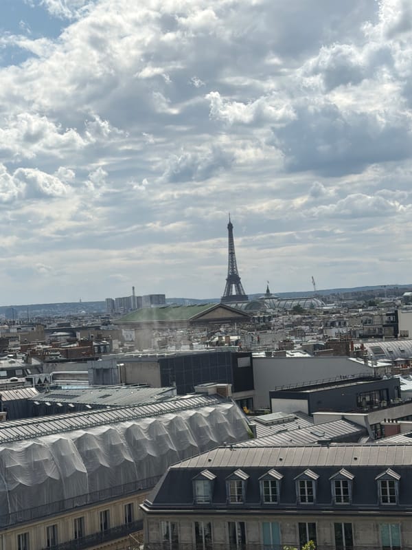 Afternoon in Paris: streets, skyline, and a pastry counter