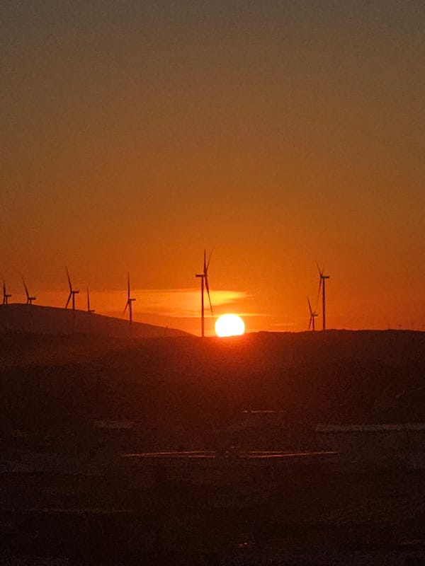 Sunset captured over Seferihisar, Turkey in multiple recordings