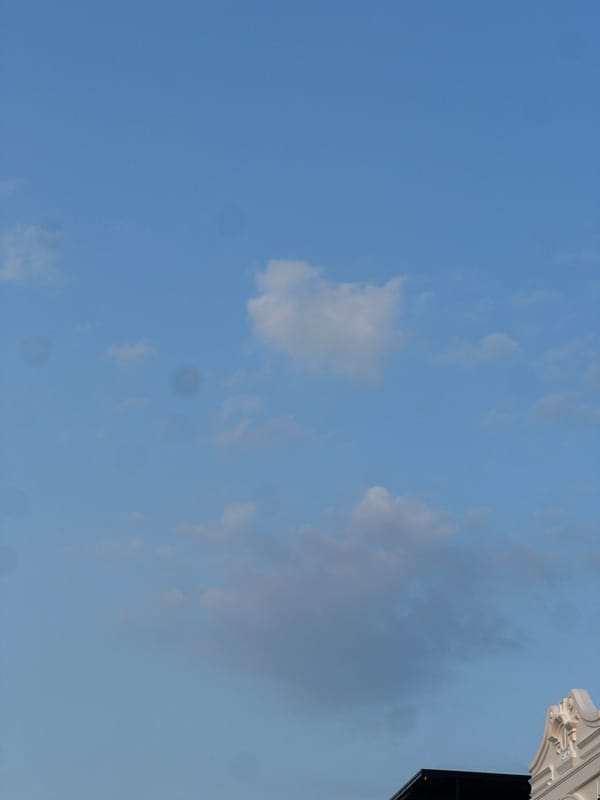 Clear skies with scattered clouds observed in Nam Nha Trang