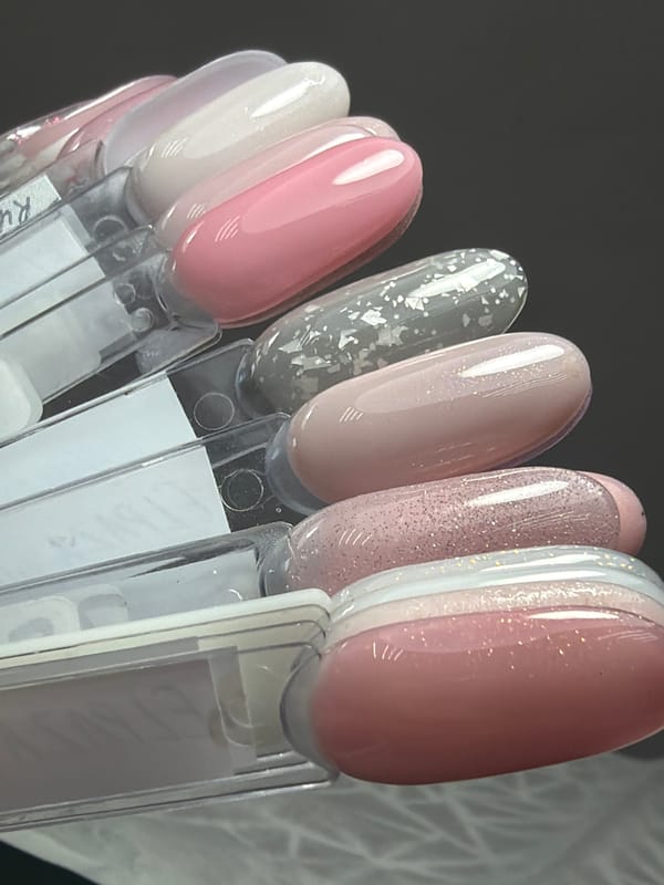 Nail salon services documented across Saint Petersburg morning