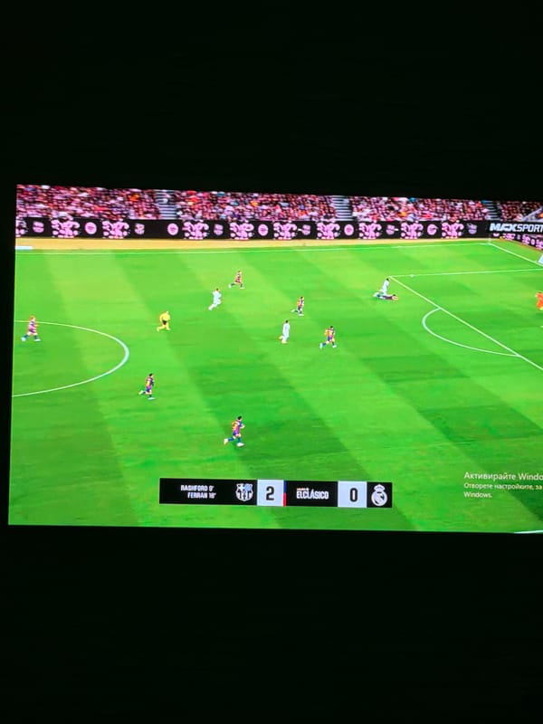 Barcelona leads Real Madrid 2-0 in El Clásico match