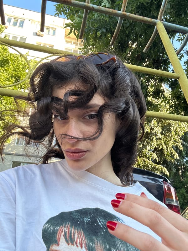Afternoon in Sofia: selfies, snacks, a cat, and sparkling wine