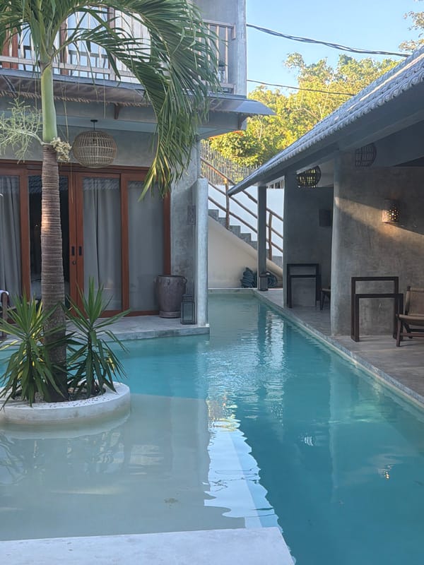 Modern resort architecture documented in Kuta Selatan, Indonesia