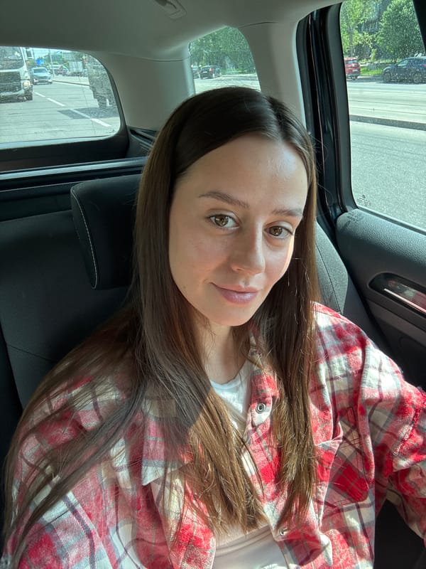 Car ride through Krasnoyarsk, Russia