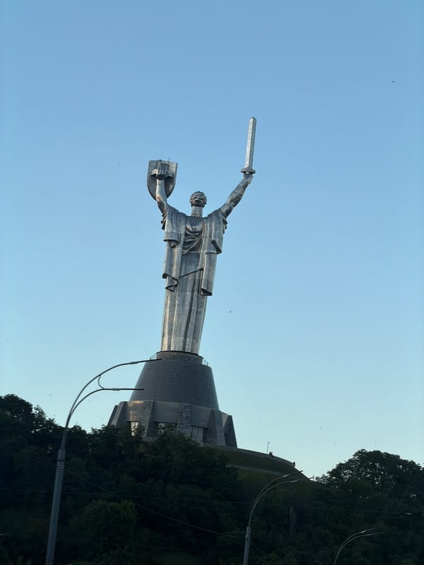 Kyiv's Motherland Monument from multiple angles