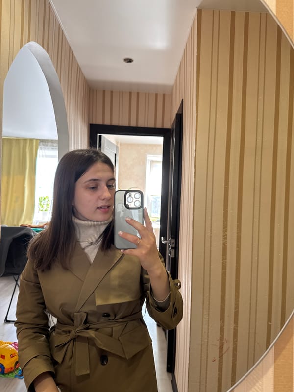 Woman documents morning selfies and houseplants in Chaikovsky apartment