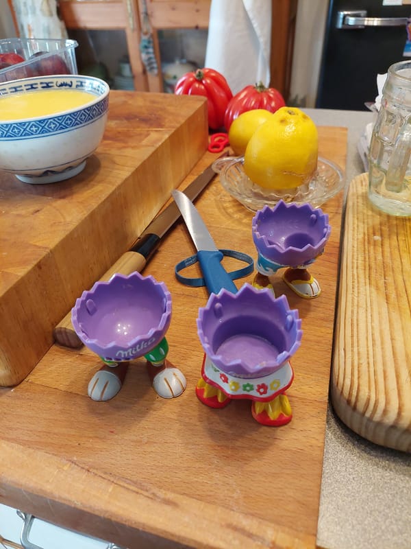 Morning food preparation documented in Ganderkesee kitchen