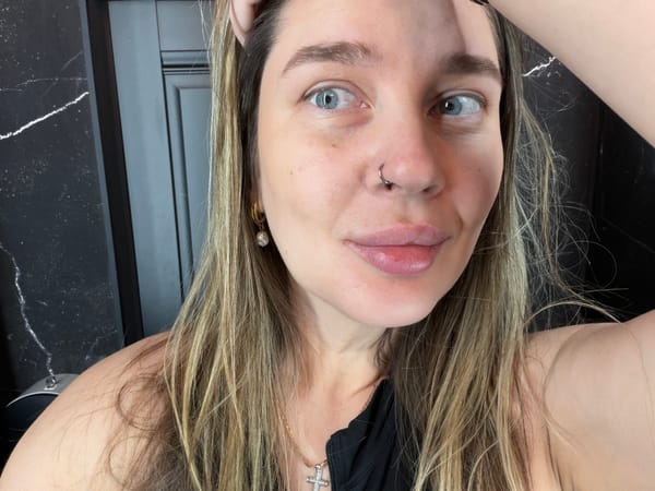 Woman photographed from multiple angles during morning hours