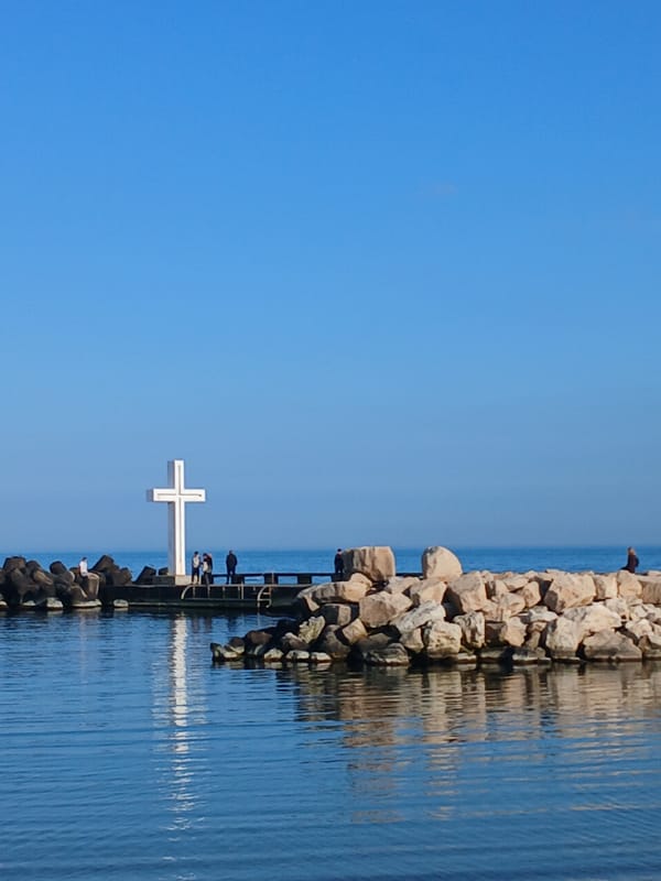 Coastal scenes documented at Varna, Bulgaria waterfront